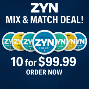Mix and Match ZYN Nicotine Pouches 10 for $99.99