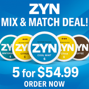 Mix and Match ZYN Nicotine Pouches 5 for $54.99