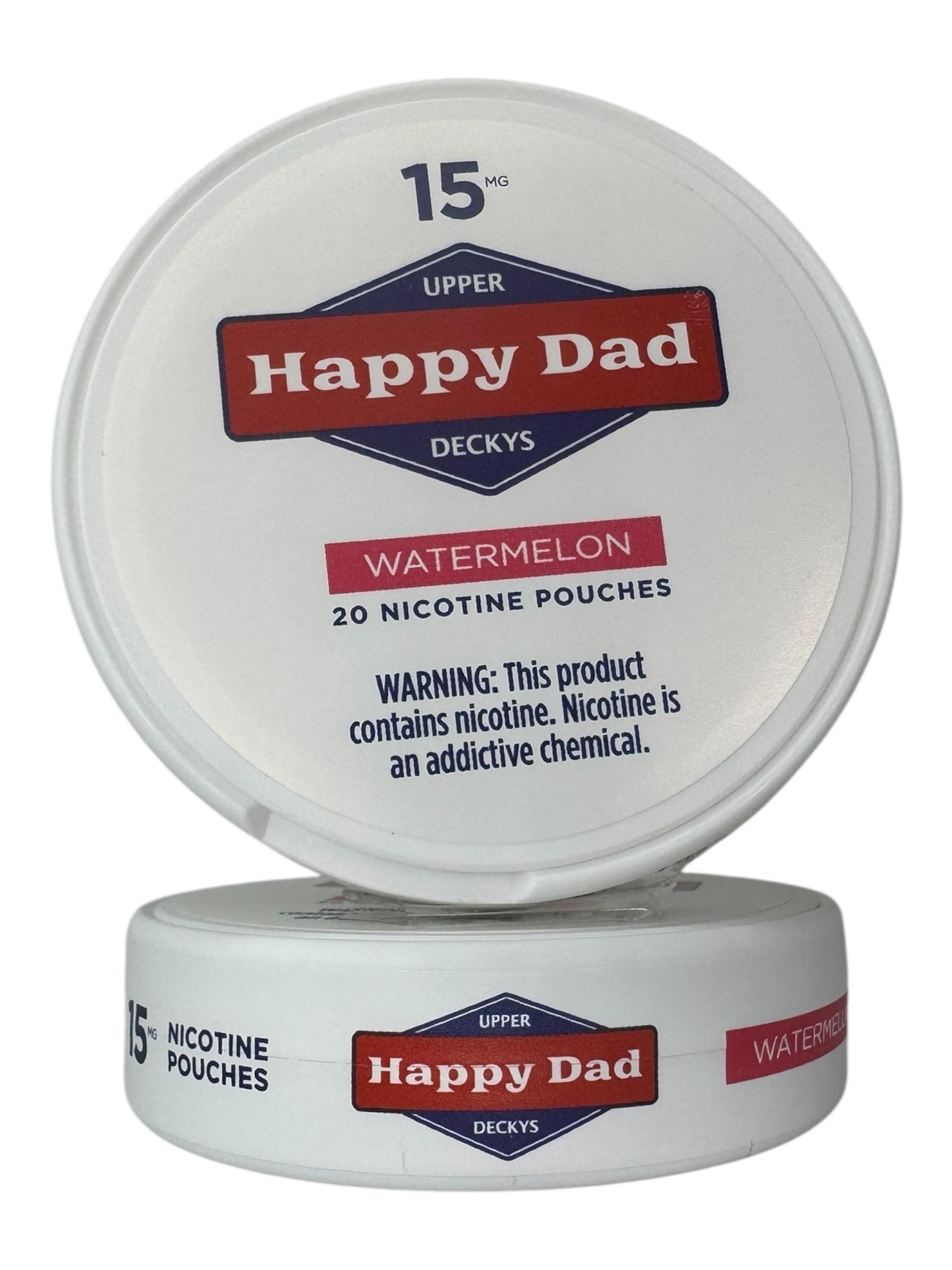 Happy Dad Watermelon Nicotine Pouches 15mg 1 Happy Dad Watermelon Nicotine Pouches 15mg
