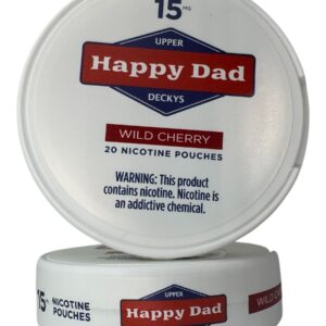 Happy Dad Wild Cherry Nicotine Pouches 15mg