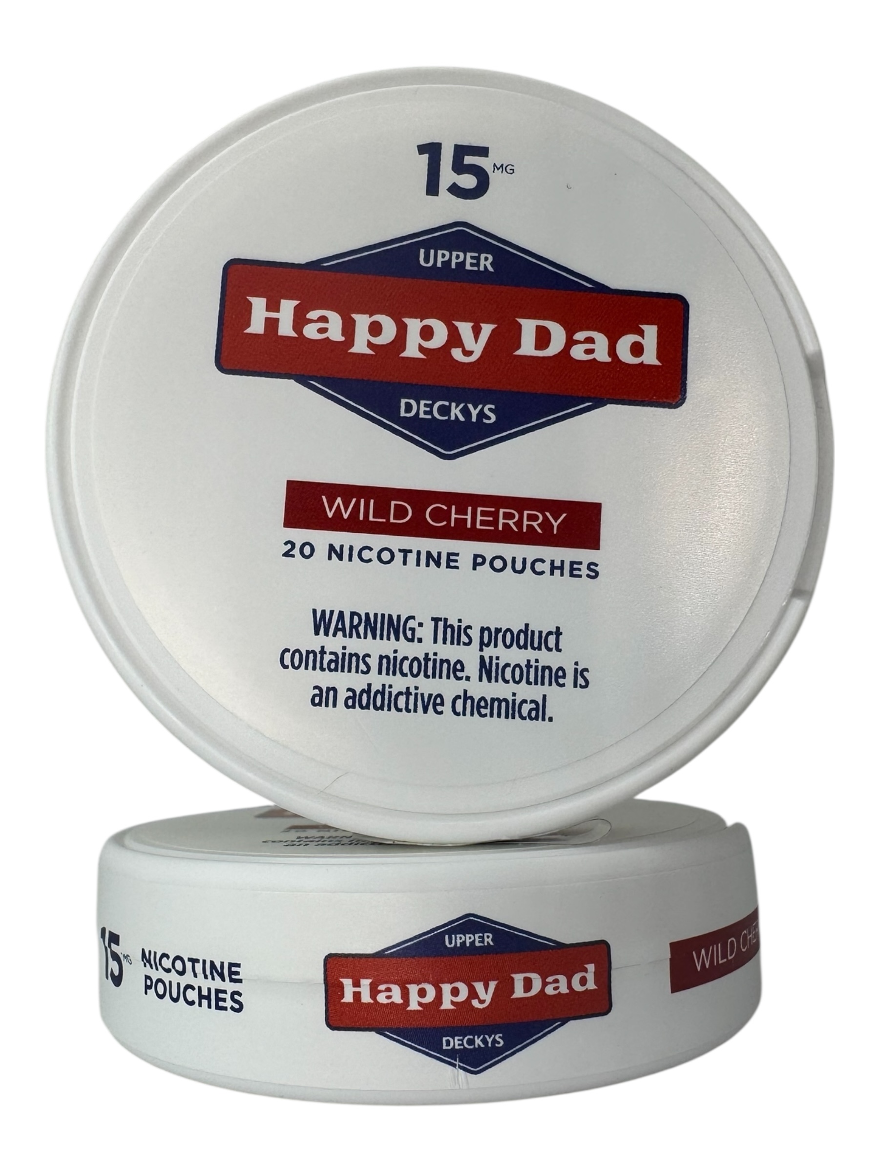 Happy Dad Wild Cherry Nicotine Pouches 15mg 1 Happy Dad Wild Cherry Nicotine Pouches 15mg