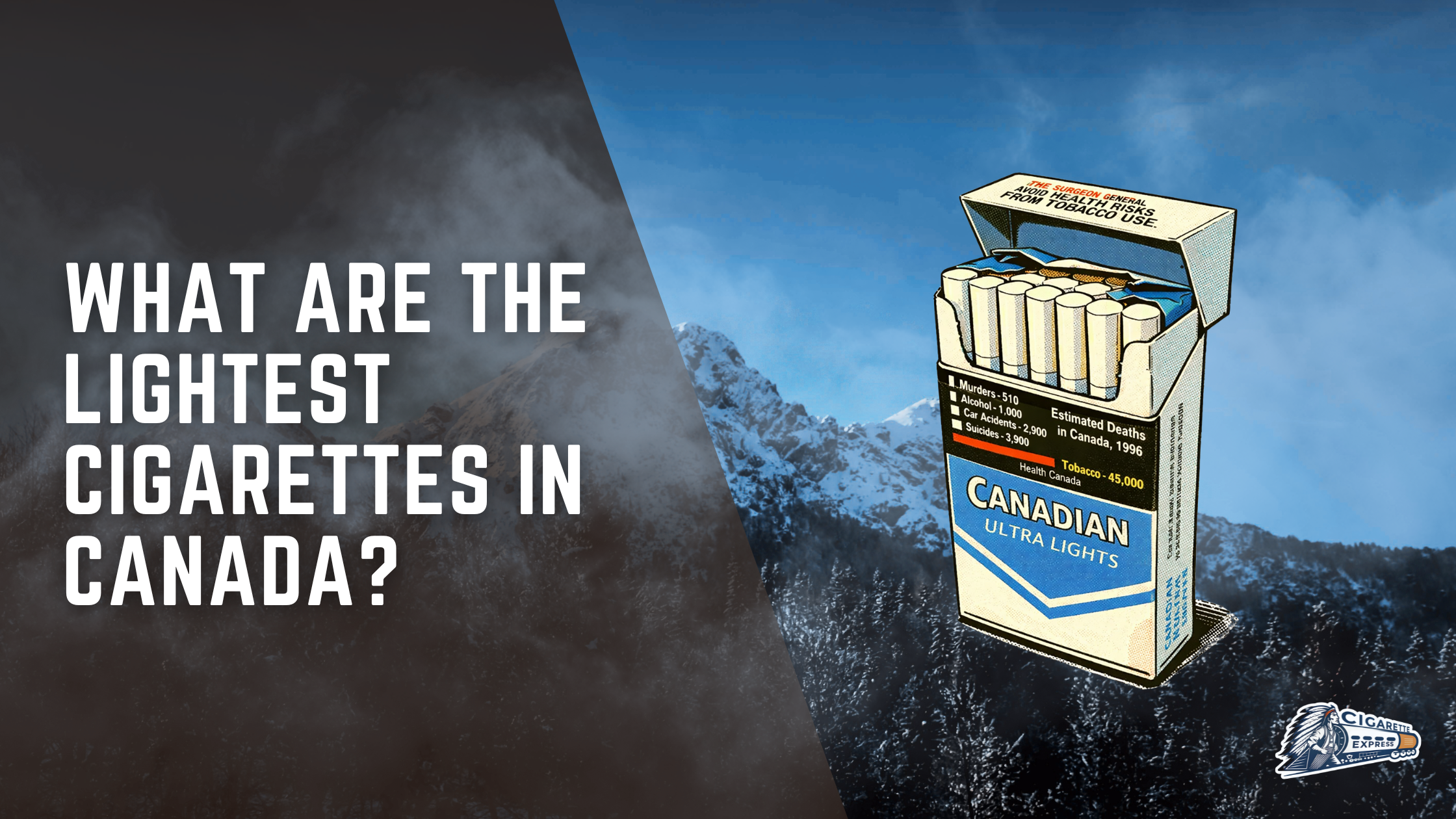 what are the lightest cigarettes in canada